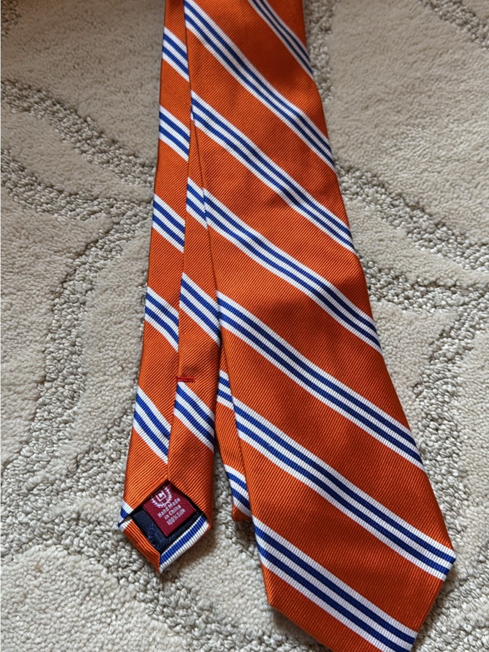 Chaps silk striped tie